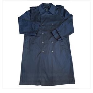 Vintage Korean Made Trench Coat  Mens Size L The Matrix Style Coat